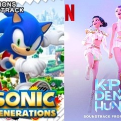 Seaside Demon Hunter  Sonic Generations x Kpop Demon Hunters