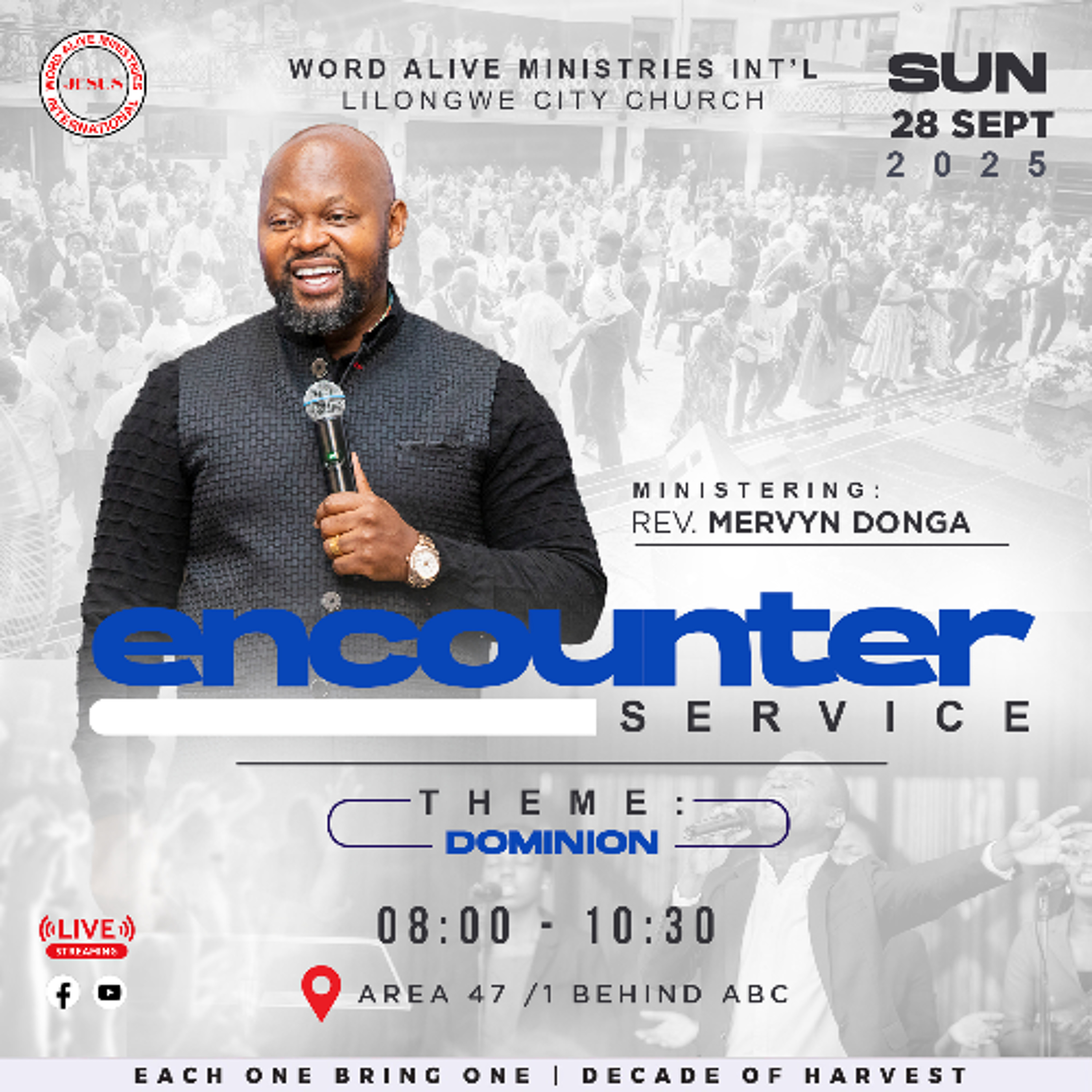 Encounter Service Rev Mervyn Donga "Dominion"