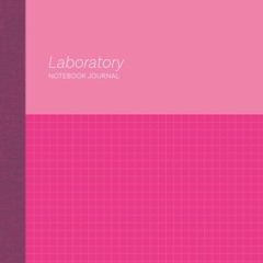 Book [PDF] Laboratory Notebook Journal Hot Pink Colorblock: 8.5 x 11 S