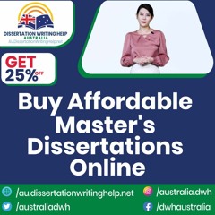 Buy Affordable Master's Dissertations Online | AU.DissertationWritingHelp.net