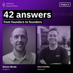 42 answers: Hans Scheffer from Helloprint | PAP#134
