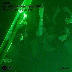 SWU FM - Sepia ft. VUDU (100% Vinyl) Guest Mix