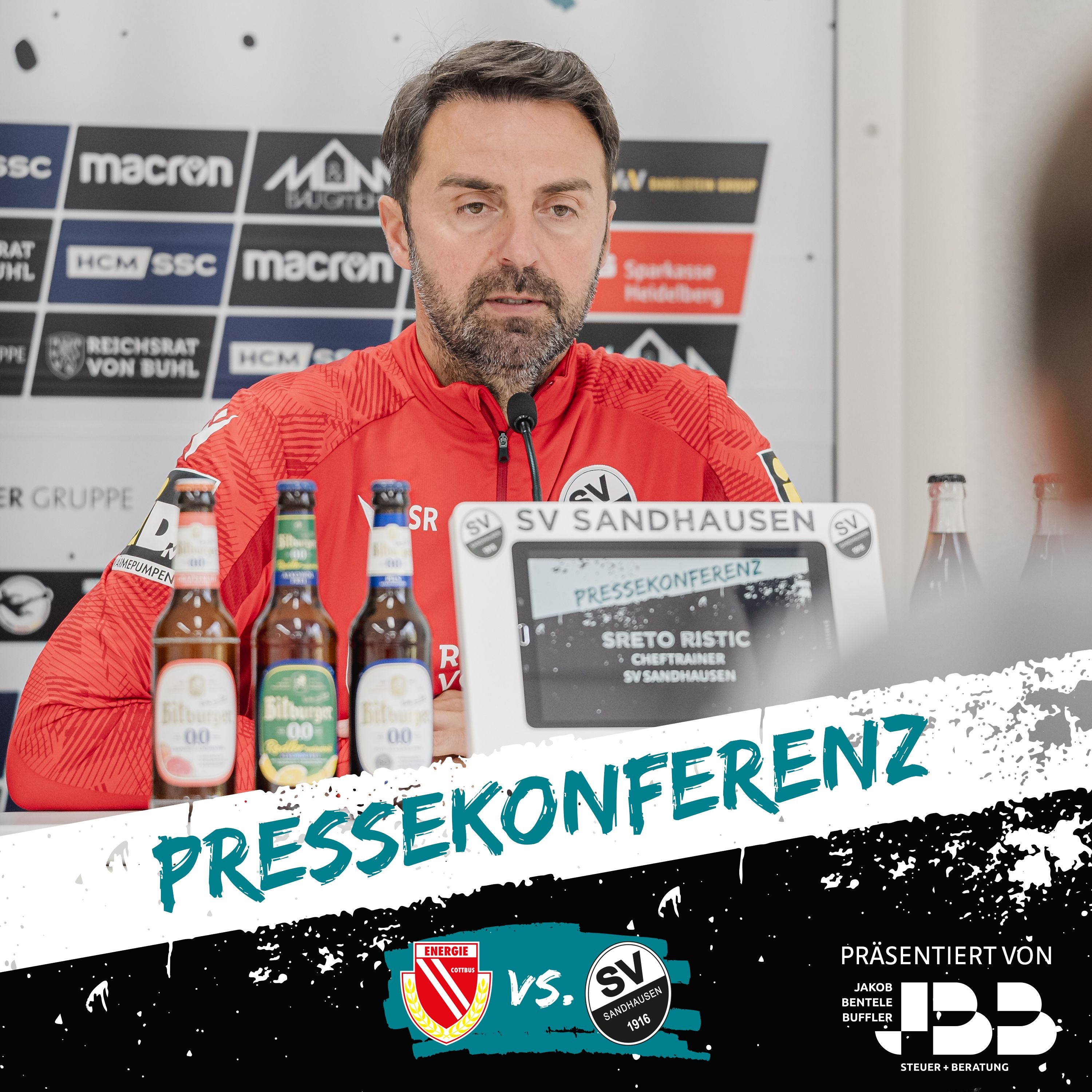 Pressekonferenz | FC Energie Cottbus - SV Sandhausen