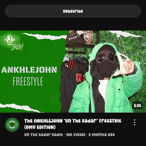 The ANKHLEJOHN  On The Radar  Freestyle (DMV EDITION).mp3