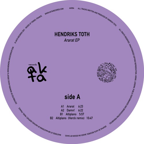 AKR04 / A1 : Hendriks Toth - Ararat