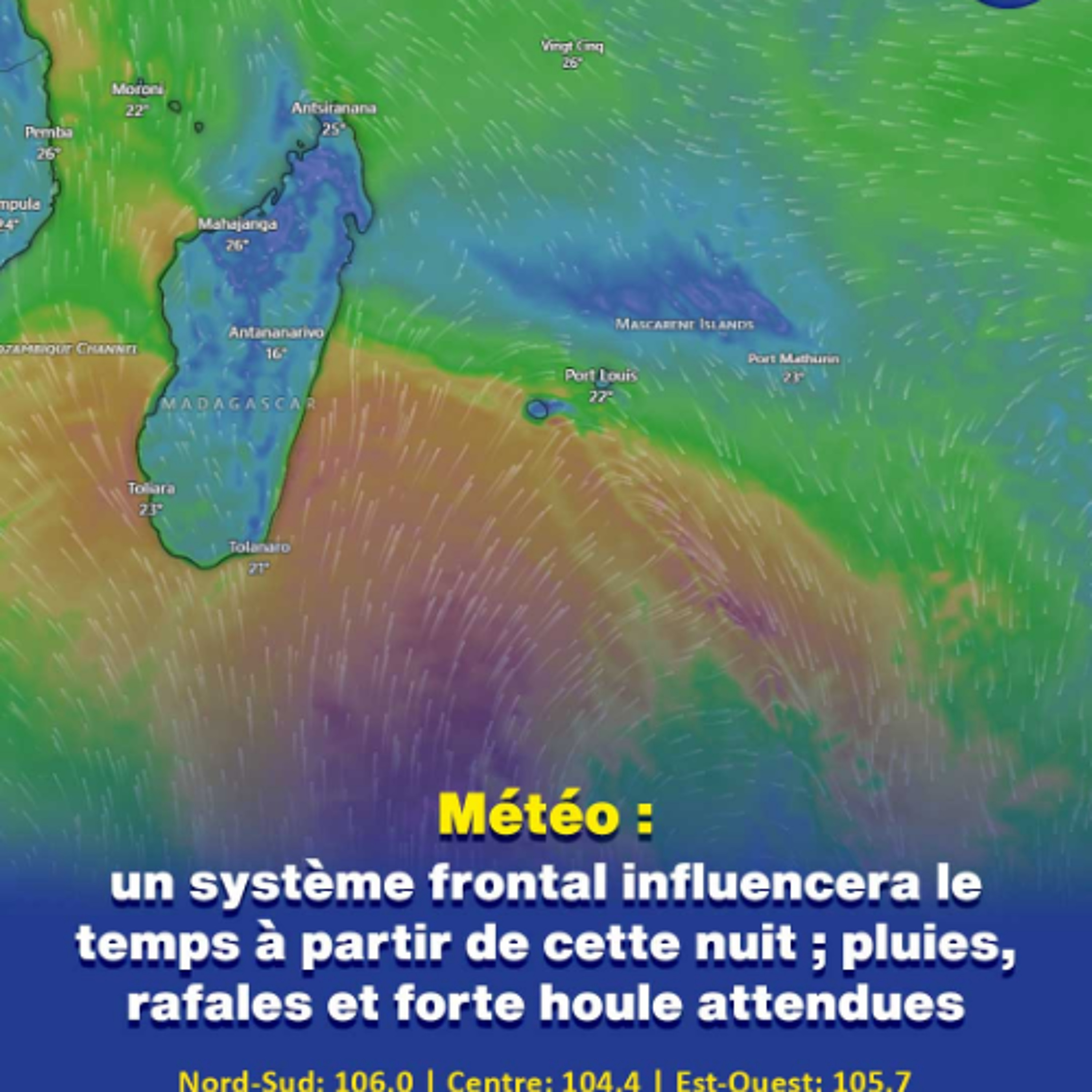 Météo : un système frontal influencera le temps à partir de cette nuit ; pluies, rafales et forte houle attendues episode artwork