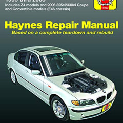 [READ] EBOOK 📒 BMW 3 Series, 1999 - 2005 Z4 325CI 330CI Convertible (Haynes Repair M