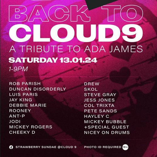 Strawberry Sundae - Cloud 9 - Main Room Uplifting House Set