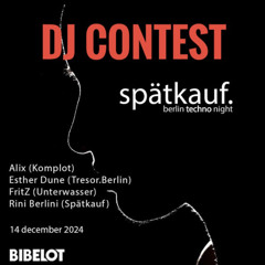 DJ CONTEST SPÄTKAUF x Santo Techno Toro