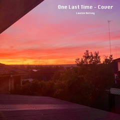 One Last Time - Cover