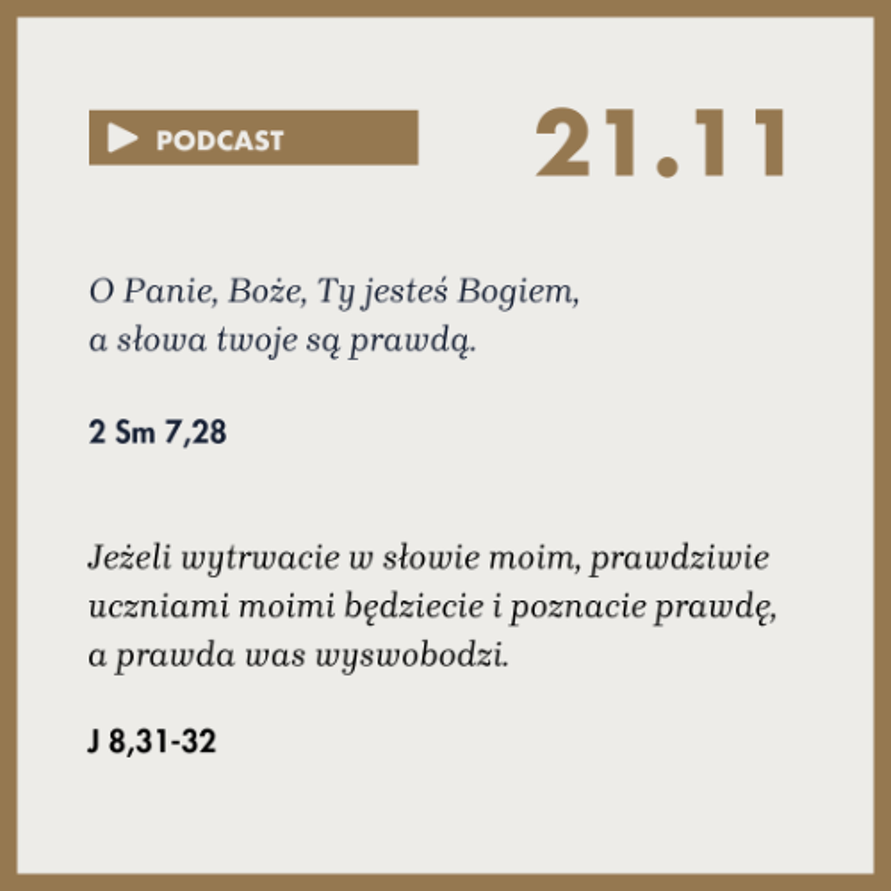 Poranek ze Słowem na 21 listopada 2025 episode artwork