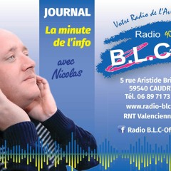 Le Journal De Radio BLC Avec Nicolas - 12 Octobre 2020