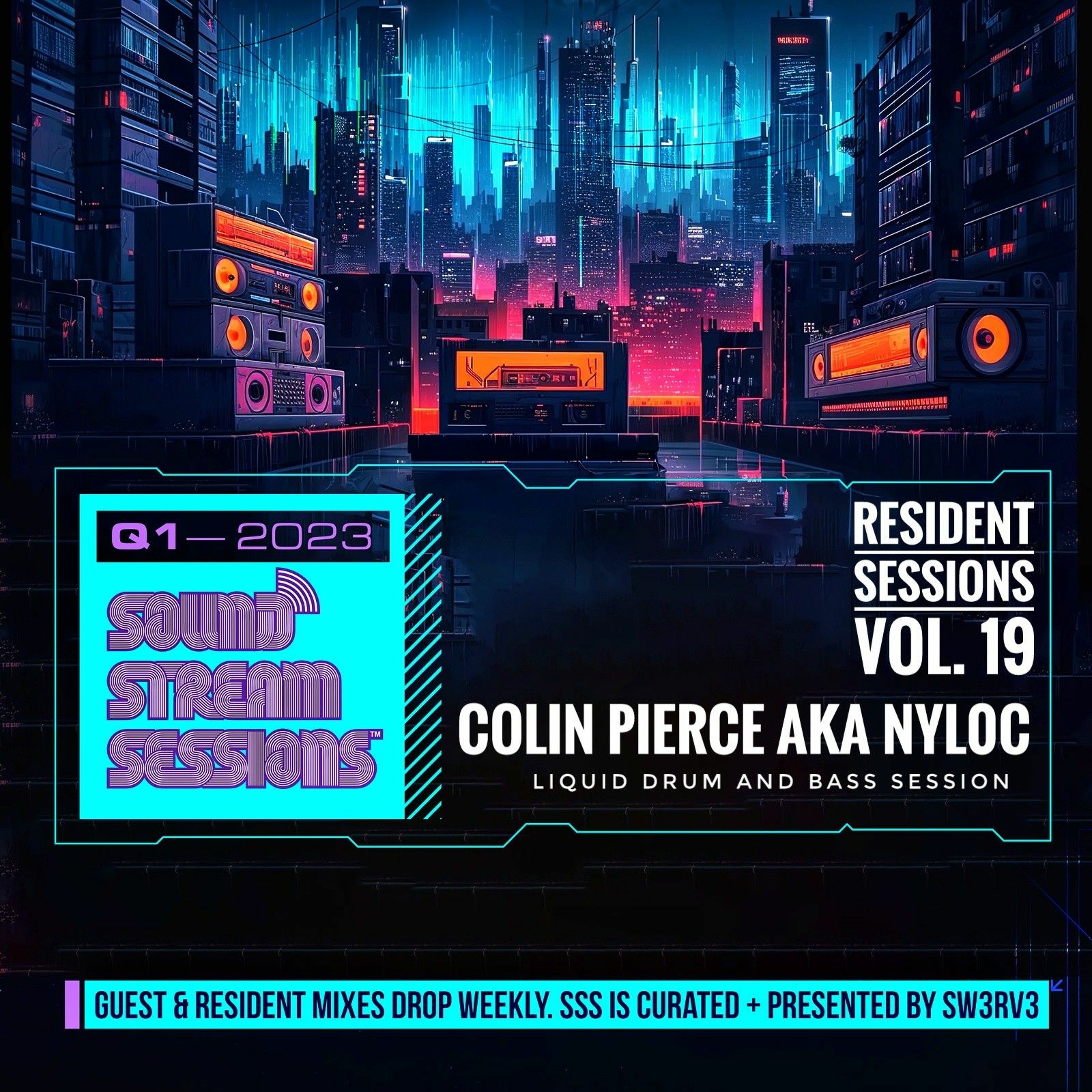 Resident Sessions Vol. 19 (Colin Pierce aka NyL0C) Liquid DnB Session episode artwork