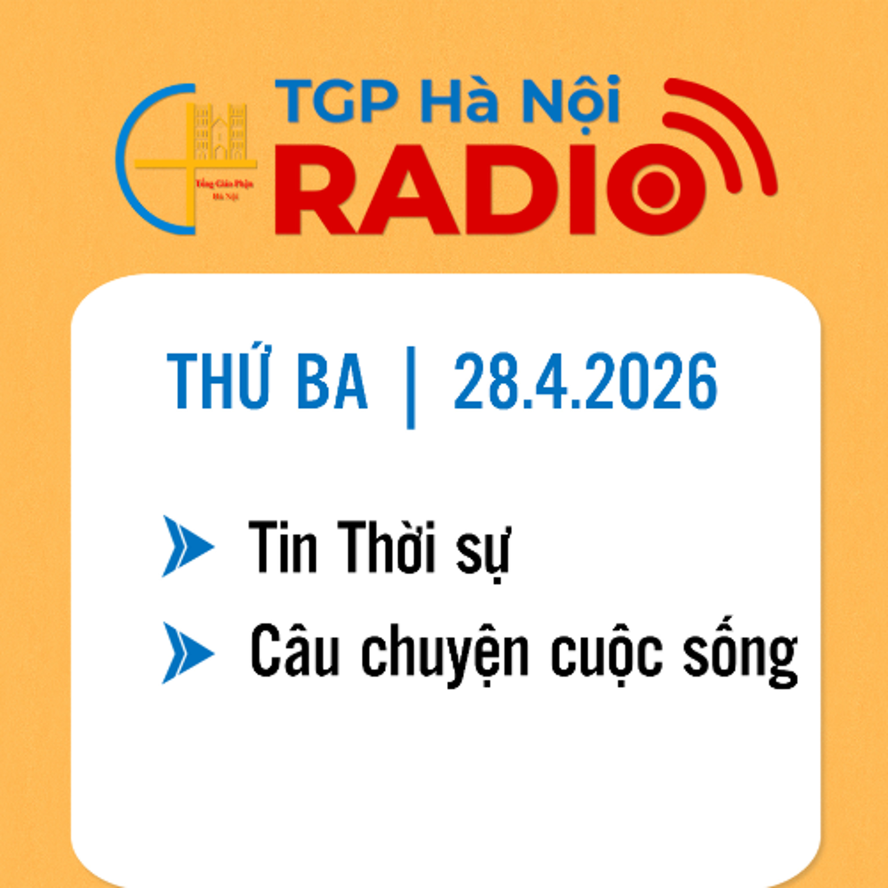 Thứ Ba ngày 28/4/2026