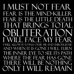 Fear Is The Mindkiller