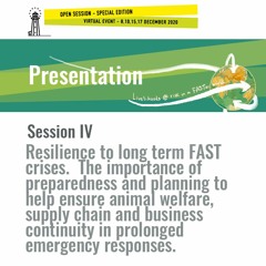 G. Savioli - A methodology to estimate indirect costs associated with a possible outbreak of TADs