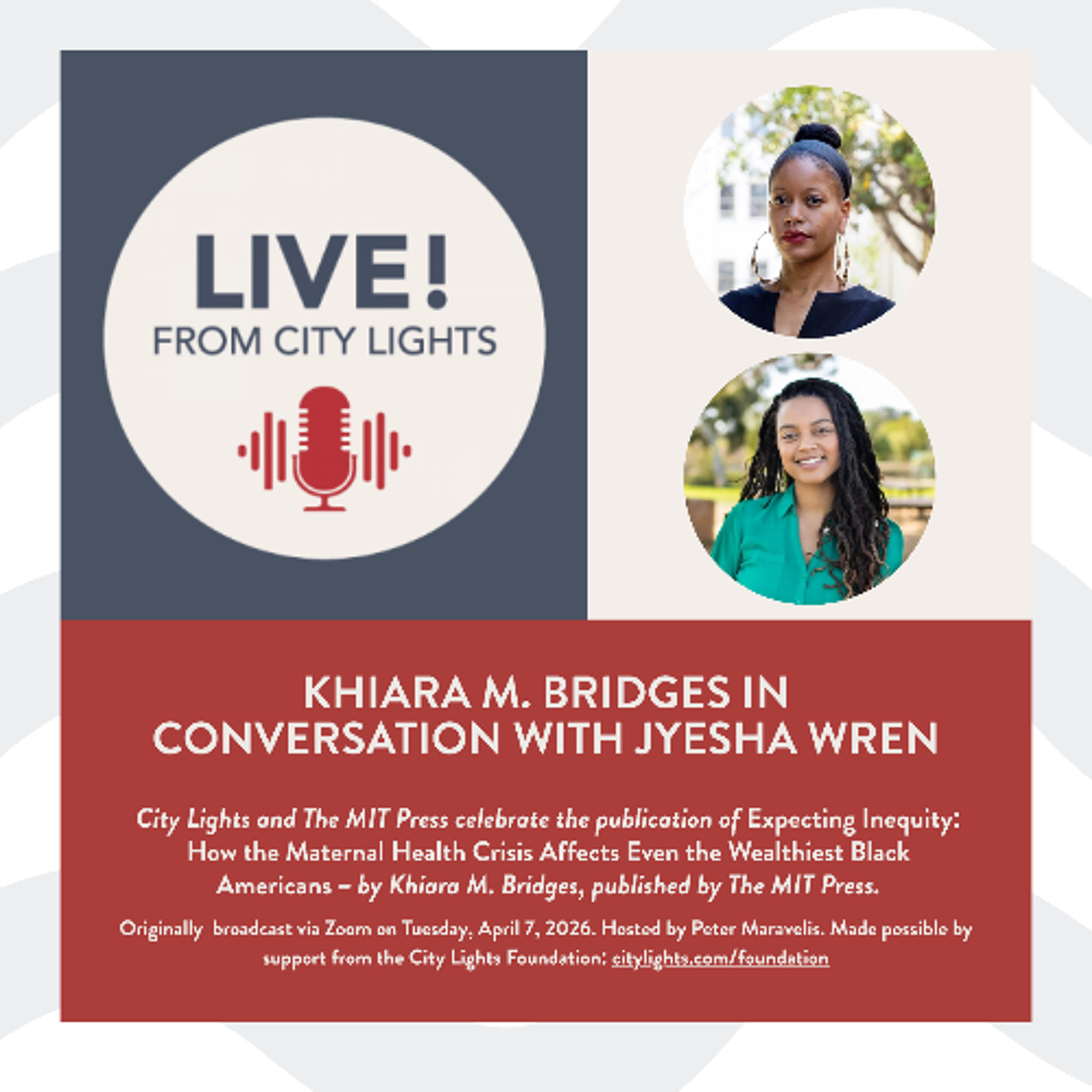 Khiara M. Bridges in conversation with Jyesha Wren episode artwork