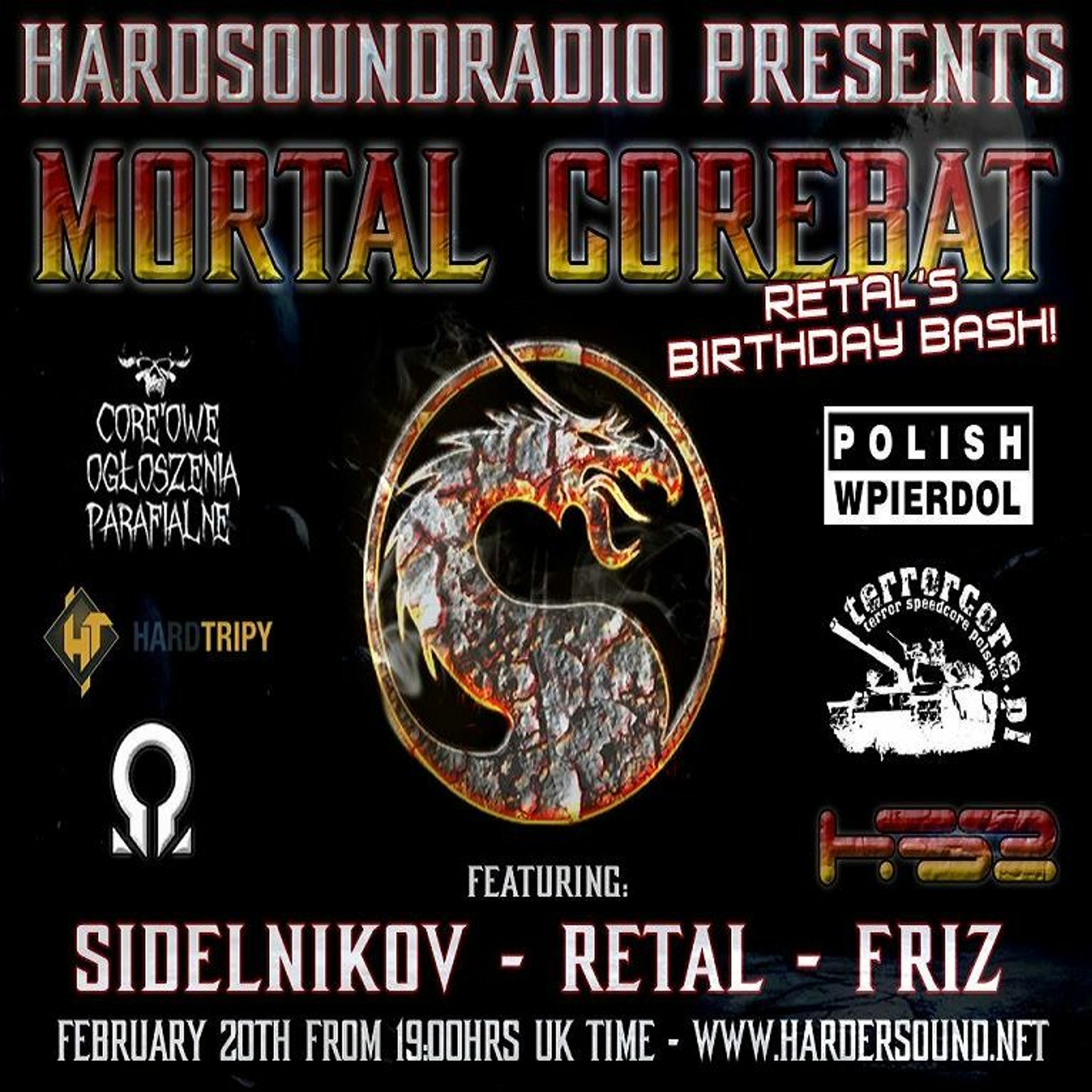 RETAL - HardSoundRadio-HSR Presents Mortal Corebat Pt.10 Retal Bday Bash episode artwork