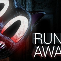 Cartoon cat run away