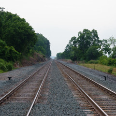 Southbound Amtrak train passing along the Hudson River - Tivoli, NY