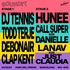 SOUNDIT Playlists: 21st October DJ Tennis, Hunee, Todd Terje, Call Super b2b Danielle & more