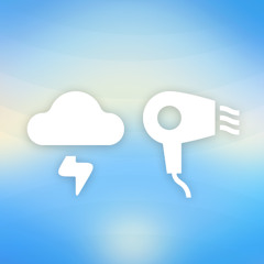 Storm & Hair Dryer White Noise - 30s Preview | Full 8 Hours on YouTube