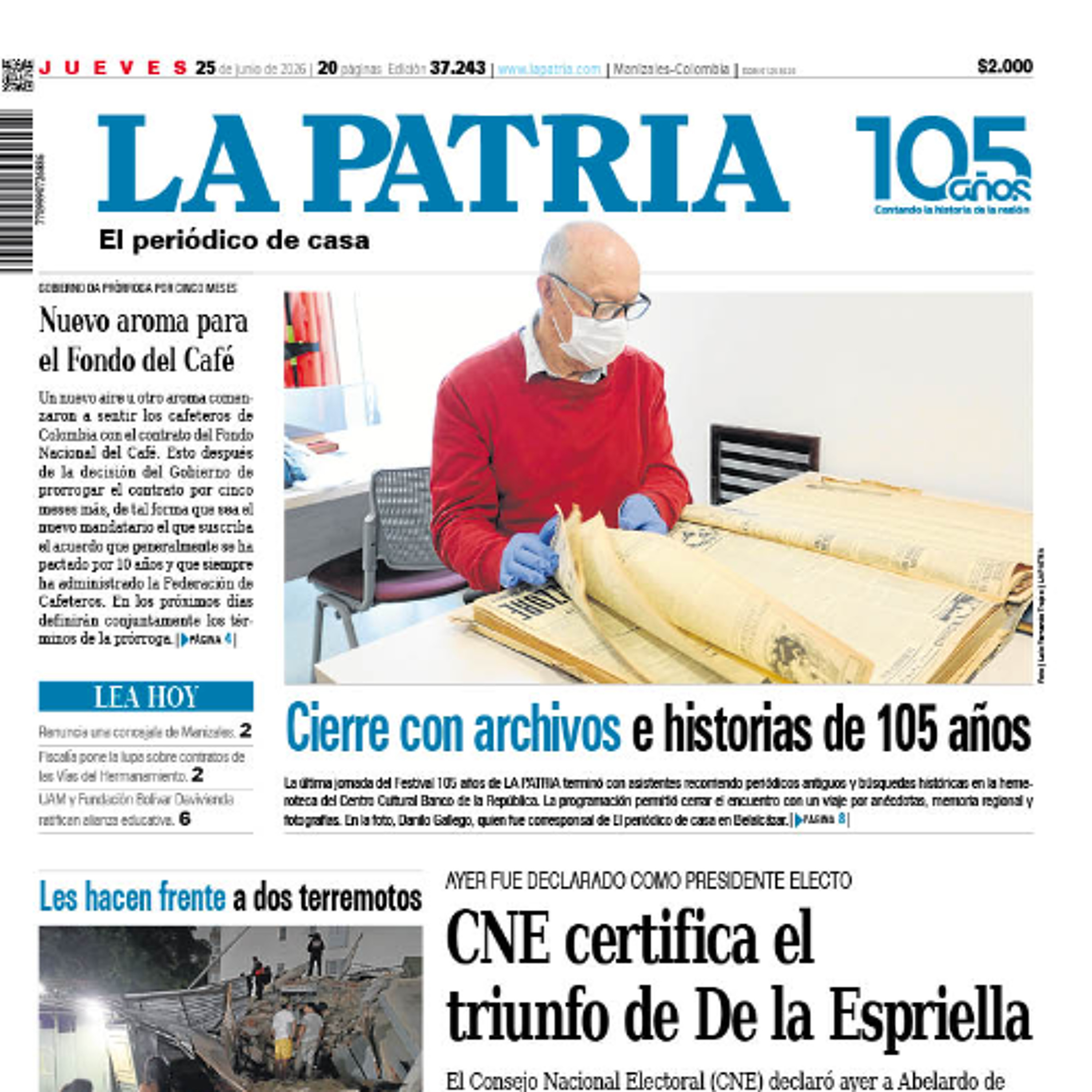 1. Titulares del informativo de la mañana - 25 de junio episode artwork