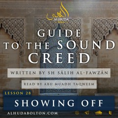 Sound Creed #28: Showing Off