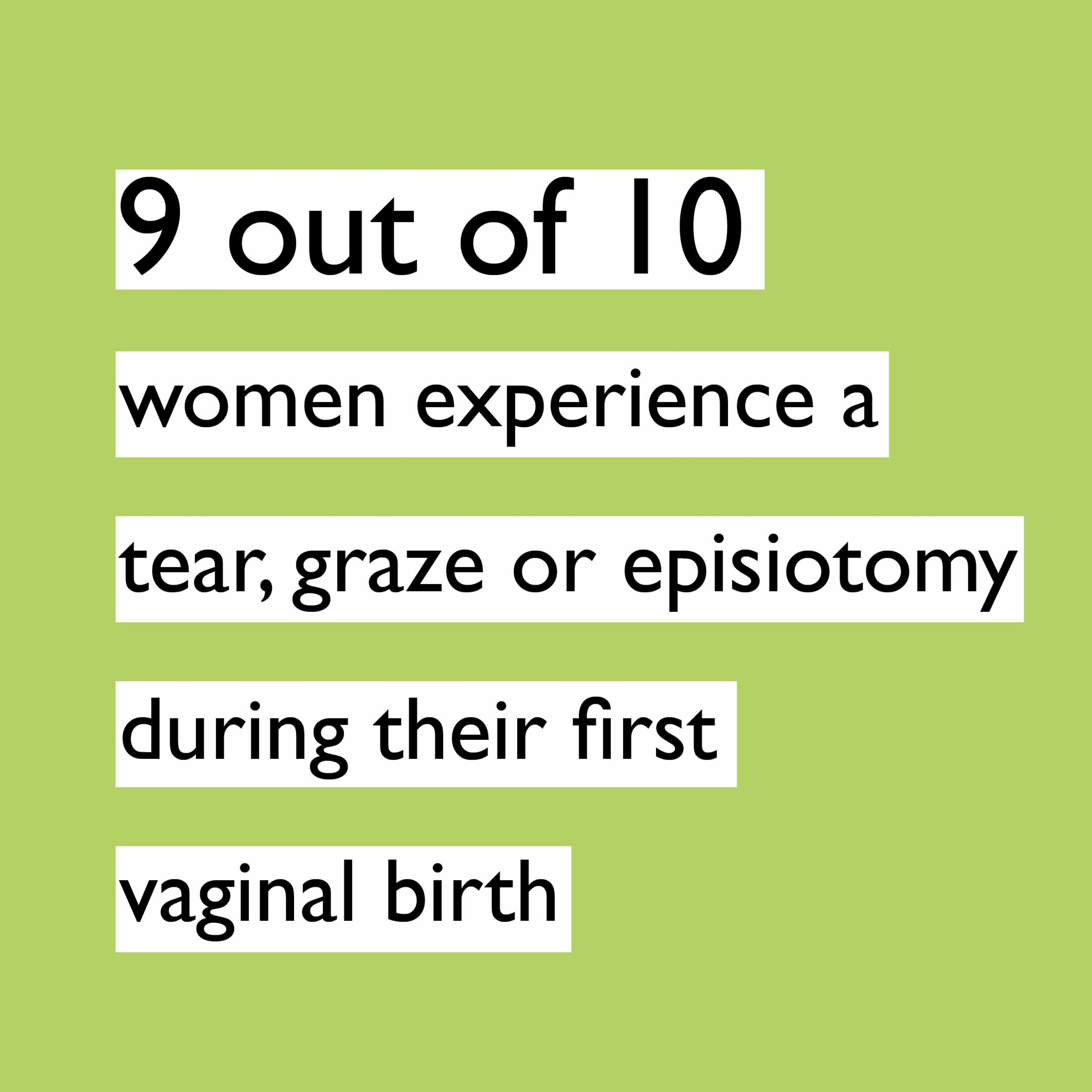 Care of a third- or fourth-degree tear that occurred during childbirth