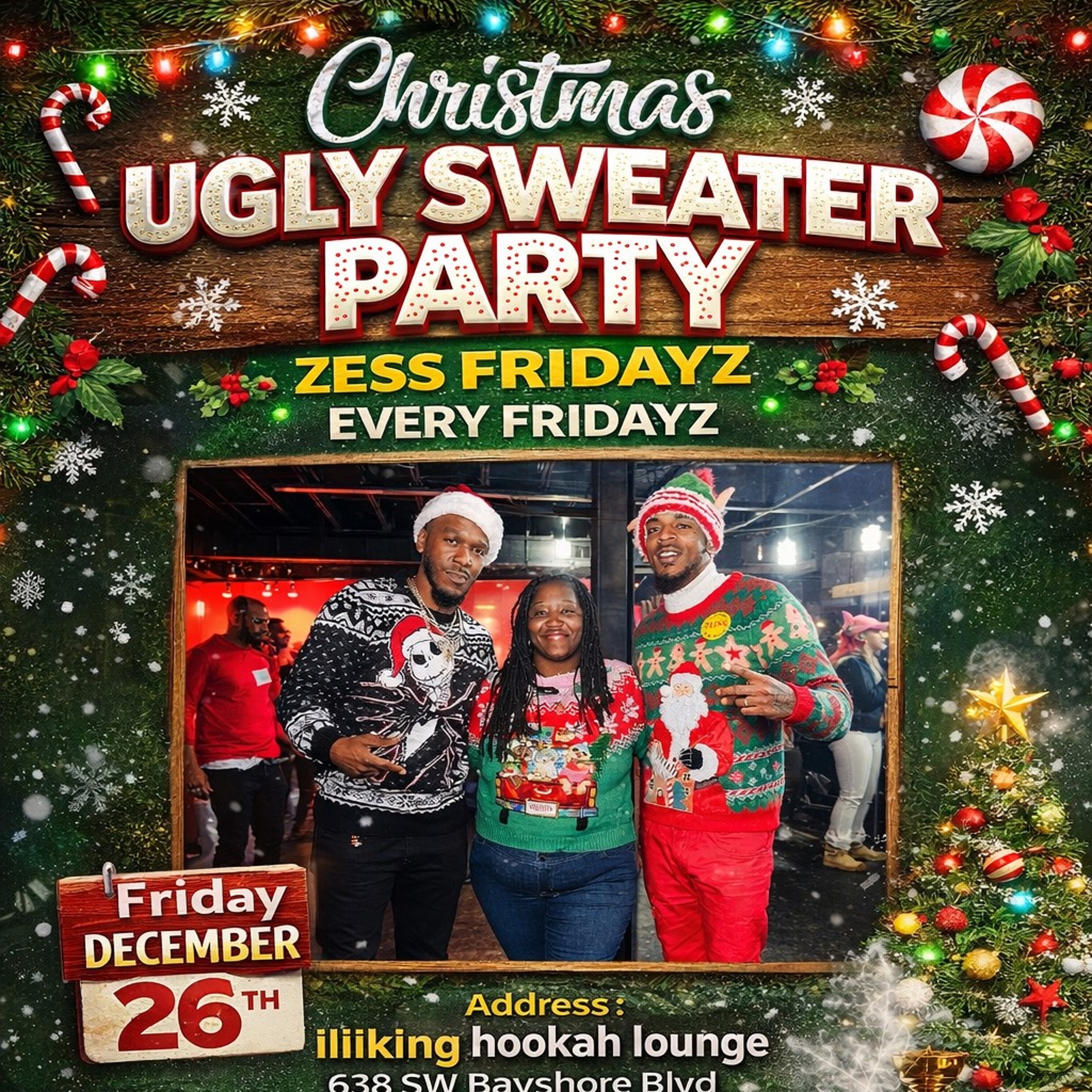 ZESS FRIDAYZ CHRISTMAS UGLY SWEATER  PARTY 12.26.2025 LIVE AUDIO episode artwork