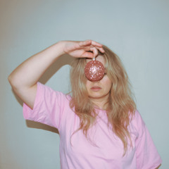 Pink sparkling wine (Merry X-mas)