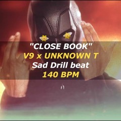 v9 x unknown t sad drill type beat "Close book"