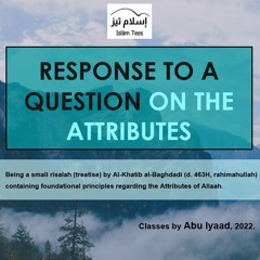 Response To A Question on the Attributes - Lesson 3