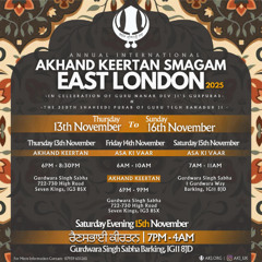 Bhai Jagjit Singh Ji (Ludhiana) - Saturday Evening - har gur naanak jin(h) parasio te it ut sadhaa mukate