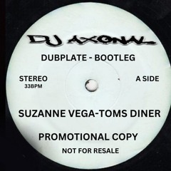 DJ Axonal Toms Diner Jungle DnB Dub Only 100 Copies