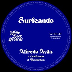 WDR047 - Alfredo Ávila - Surfeando (White Deer Records)
