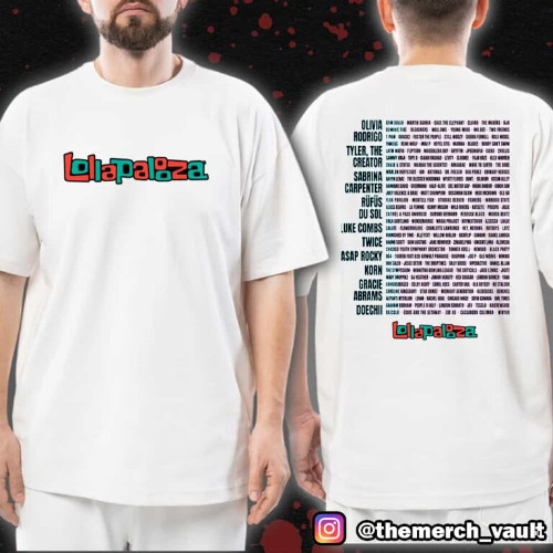 Lollapalooza 2025 Tシャツ　X Lサイズ Lollapalooza 2025: Music Festival Soundwave Poster, Urban
