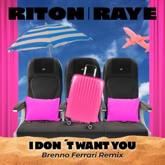 Riton, Raye, Dj Brenno Ferrari - I Don't Want You - Remix
