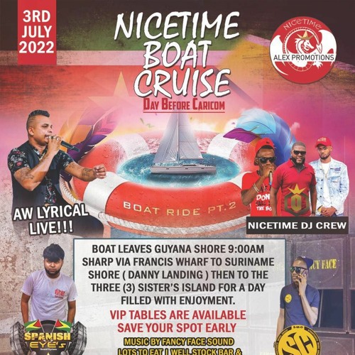 Nice Time Boat Cruise July 3rd 2022 Promo Mixtape