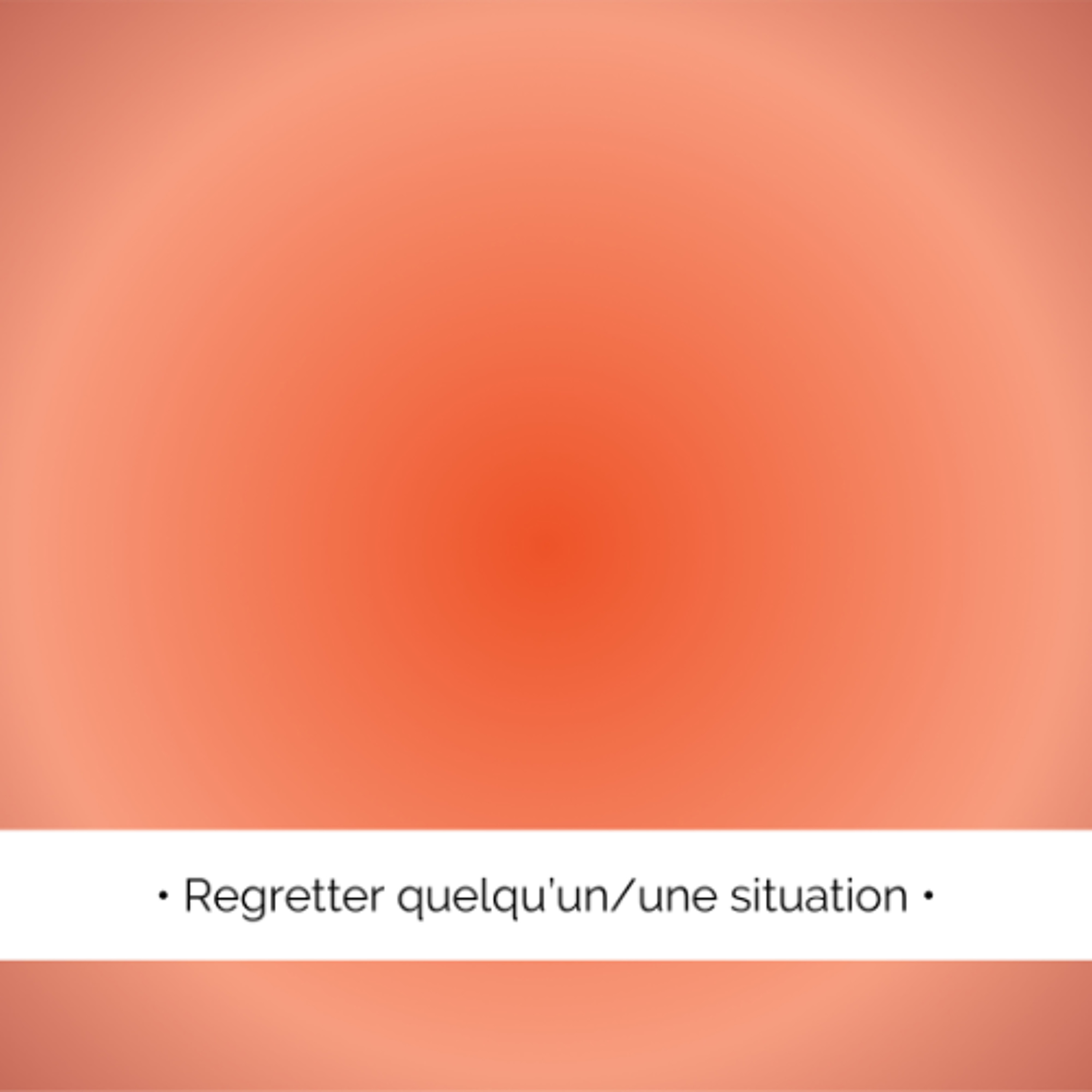 ✨ Quelqu'un/une situation vous manque...