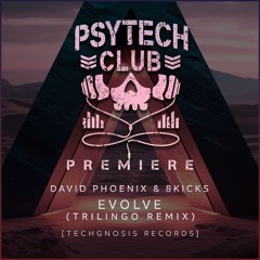 PREMIERE: David Phoenix & 8kicks - Evolve (Trilingo Remix) [Techgnosis Records]