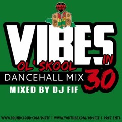 VIBES IN 30 |EARLY FREESTYLE DANCEHALL MIX | MIXED BY: DJ FIF