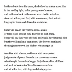 426 An Absolutely Ordinary Rainbow by Les Murray