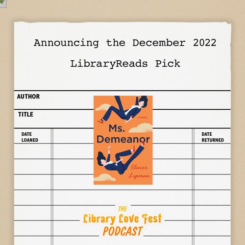Announcing the December 2022 LibraryReads Pick (Feat. a recording from the author)