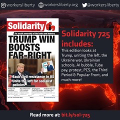 725 — Trump win boosts far-right: Back civil resistance in US; Unite the left for socialist policies
