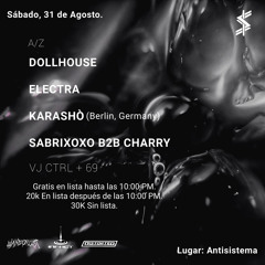 Karashò @Antisistema, Bogotá - Colombian Debut x Wanderlust x Distorted x Infact, 31.08.2024