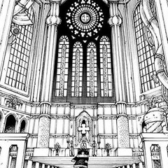 in the cathedral.