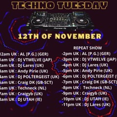 TECHNECK-NRG RADIO (TECHNO TUESDAY) 12/11/24