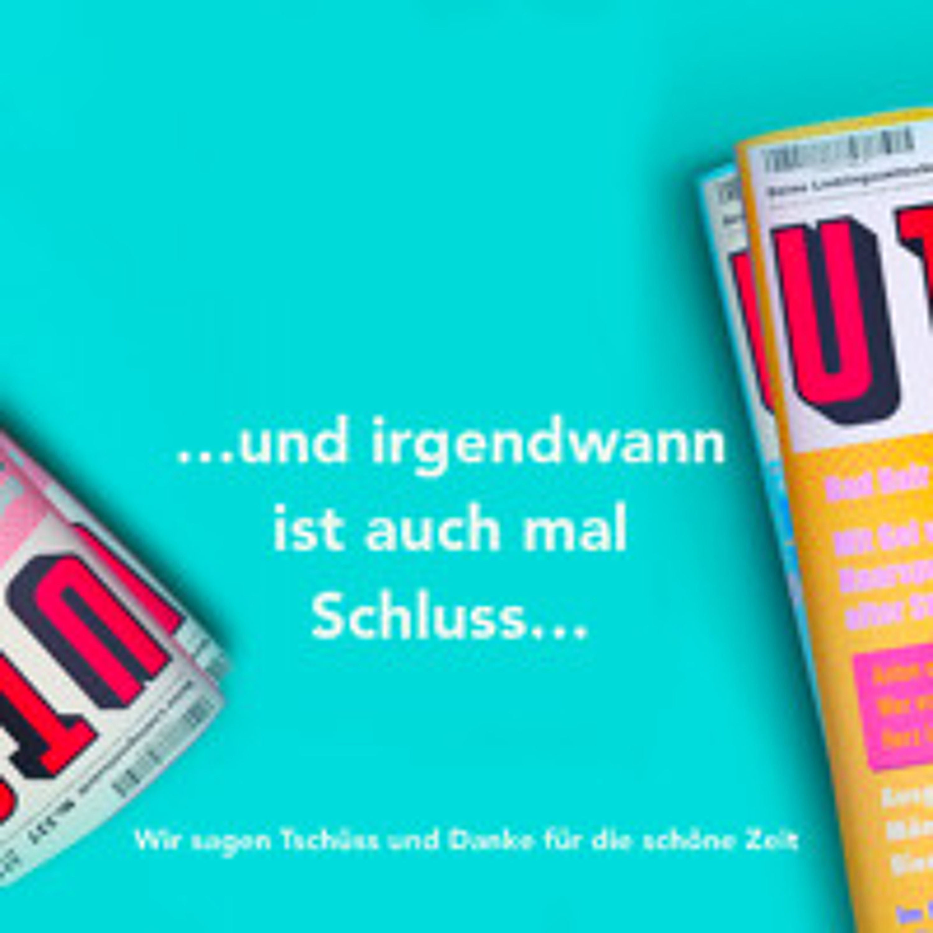 ...und irgendwann ist auch mal Schluss...