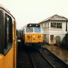 Class 50 50043 1C02 departing Bristol TM, 50018 2C66 departing Newton Abbot -  1st Aug 1987